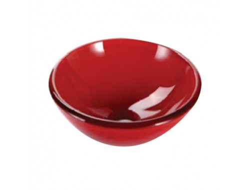 290 Red Glass Spittoon